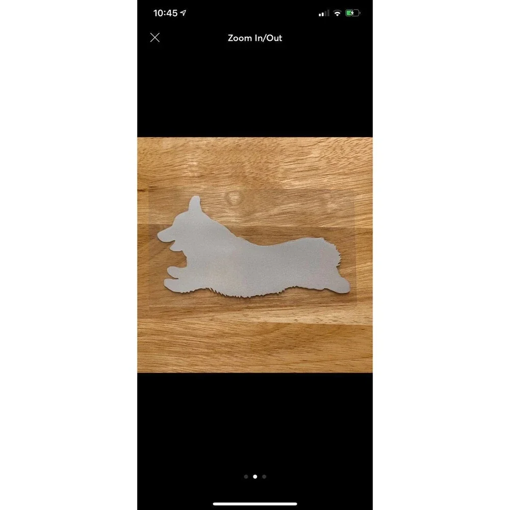 Corgi Sprinting Sticker Decal